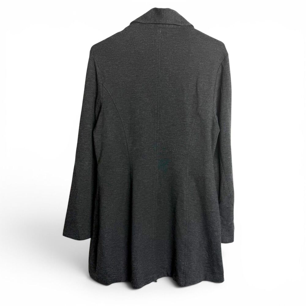cabi gray double breasted coat women's large stretch jacket old money chic - Picture 3 of 6